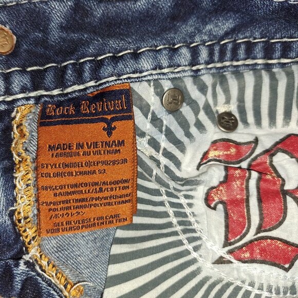 Rock Revival Hana Skinny Stretch Jean size 26 - Picture 7 of 16